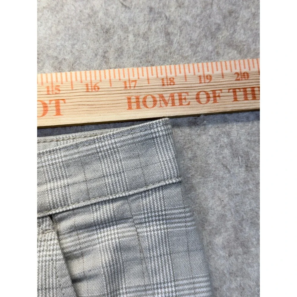 AG Adriano Goldschmied The Marshall Slim Trouser Mens 35x28 Tan Plaid Pants